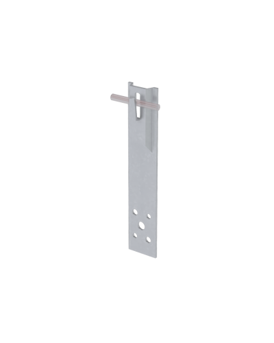 Прямой держатель зажимной для прутка Ø 5-8 мм H60 мм КМ-Профиль (DZP-H60-D5-8) в Сочи Монтажные материалы Pintop.ru