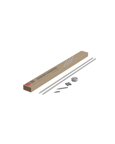 Комплект заземления из 2 стержней Ø 16 мм L=1,5 м TD КМ-Профиль (KTZ-D16-2 TD) в Сочи Монтажные материалы Pintop.ru