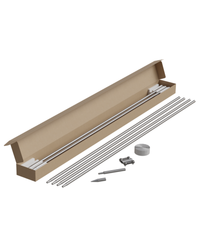 Комплект заземления из 6 стержней Ø 16 мм L=1,5 м HD КМ-Профиль (KTZ-D16-6 HD) в Сочи Монтажные материалы Pintop.ru