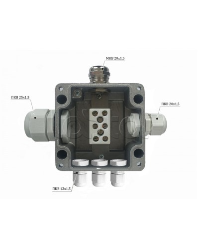 Металлическая коробка соединительная Магнито-контакт МКС 2ВК «МОРОЗ» с датчиком вскрытия корпуса (тампером), IP66/IP68 в Сочи Распределительные коробки Pintop.ru