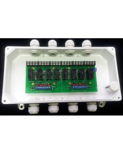 Устройство управления и коммутации Магнито-Контакт УУК-24-08 в Сочи Модули сопряжения Pintop.ru