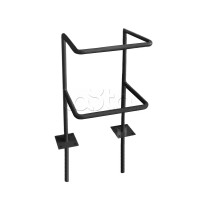 Ограждение стойки считывателя ОС-1 АЯКС, цвет черный, «под бетонирование» Магнито-контакт