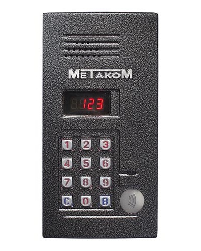 Блок вызова домофона Метаком MK2012-MFE в Сочи Блоки вызова многоабонентные Pintop.ru