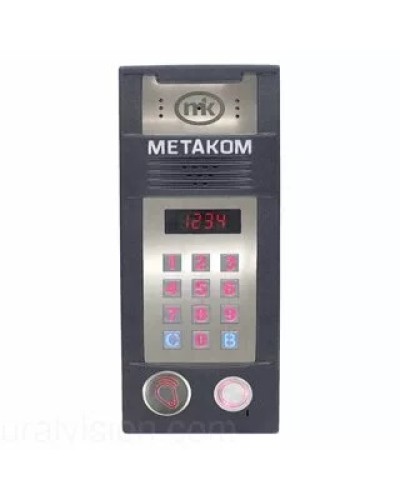 Многоабонентый антивандальный блок вызова со встроенной видеокамерой Метаком MК2018-RFMFV в Сочи Блоки вызова многоабонентные Pintop.ru