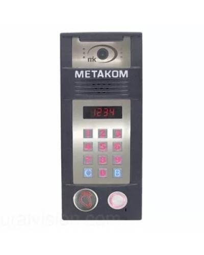 Многоабонентый антивандальный блок вызова со встроенной гибридной видеокамерой Метаком MК2018-TMRFVH в Сочи Блоки вызова многоабонентные Pintop.ru