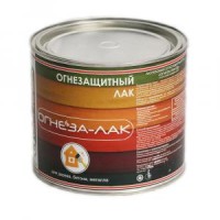 Лак огнезащитный акриловый Огнеза «ОГНЕЗА-ЛАК-ОД» для древесины и материалов изнеё, глянцевый, бесцветный, ведро 2,4л.(1,8 кг.)