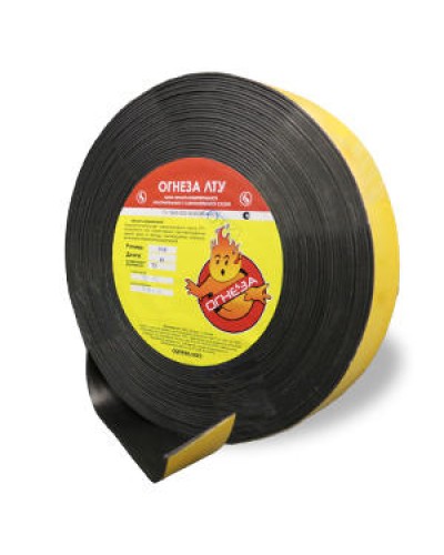 Лента термоуплотнительная Огнеза ОГНЕЗА-ЛТУ 2*50 мм., рулон 25 пог.м. в Сочи Дополнительное оборудование пожаротушения Pintop.ru