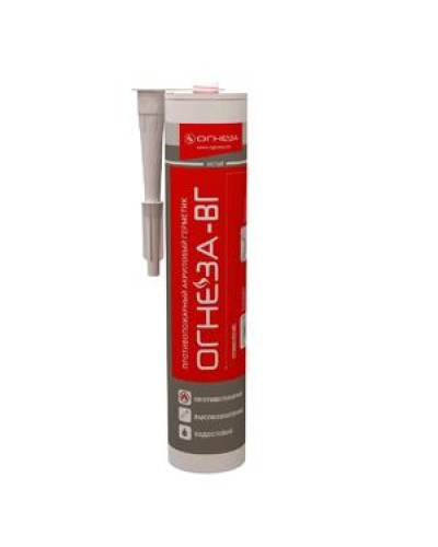 Герметик акриловый противопожарный Огнеза ОГНЕЗА-ВГ, туба 310 мл., цвет белый в Сочи Дополнительное оборудование пожаротушения Pintop.ru