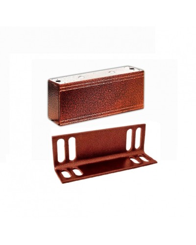 Замок электромагнитный Олевс М1-150 с уголком медный антик в Сочи Электромагнитные замки Pintop.ru