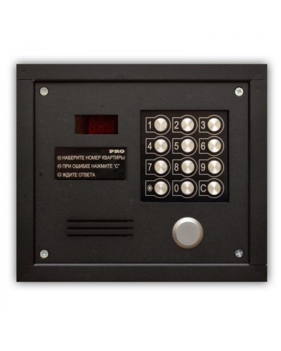 Цифровой домофон Олевс PRO-EM черный в Сочи Домофония Pintop.ru