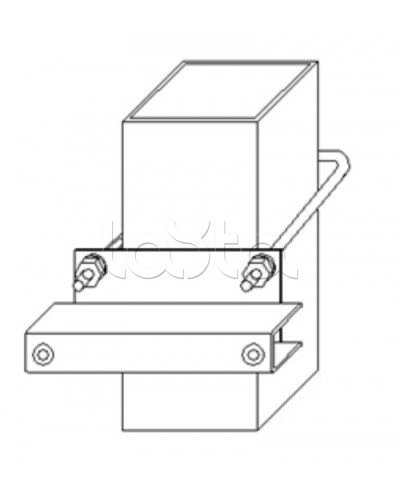 Узел крепления блоков подключения и управления БД-НР, БМ-НР, БУПР извещателей Омега-микродизайн УЗК-КС 80 в Сочи Кронштейны и планки для извещателей Pintop.ru