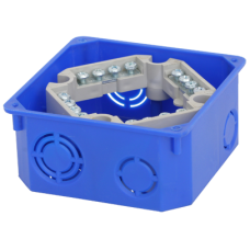 Коробка распаячная, для подштукатурного монтажа, с клеммником и крышкой, 110x110x50 (60шт/уп) ПожТехКабель 010-022