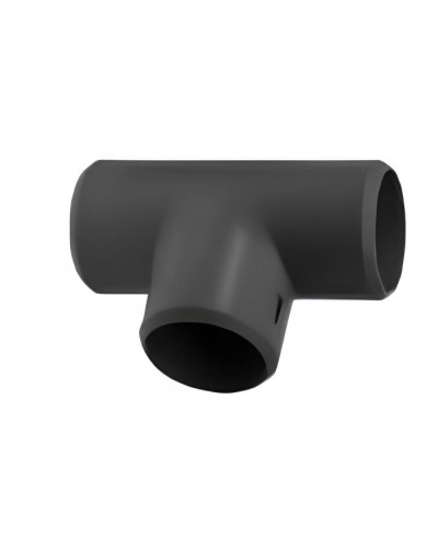 Тройник Т-образный соединительный для труб 25 мм, черн. ПожТехКабель (702-013) в Сочи Повороты, муфты, тройники Pintop.ru