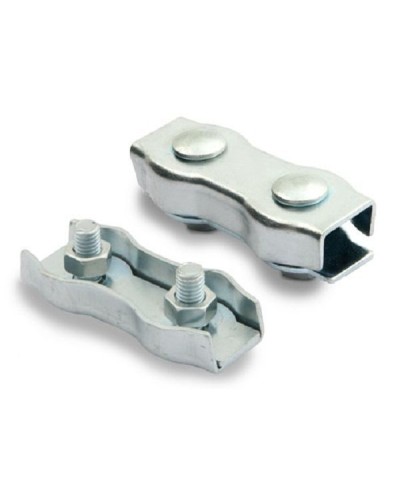 Зажим троса D3 двойной ПожТехКабель PTK-Accessories 890-501 в Сочи Трос и аксессуары Pintop.ru