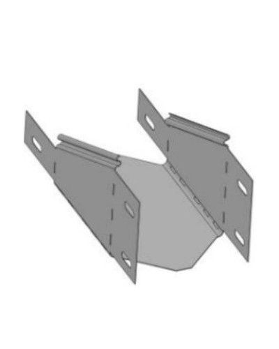 Редукция по высоте для лотка шириной 100 мм 100-80 (0,7) ПожТехКабель (580-009) в Сочи Аксессуары для лотков Pintop.ru