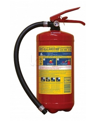 Огнетушитель ПОЖТЕХНИКА ОП-8(б) МИГ Е (4А, 183В, С, Е) с БВД в Сочи Огнетушители Pintop.ru