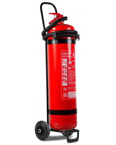 Огнетушитель порошковый ПОЖТЕХНИКА ОП-12(з)МИГ (6А, 233В, С, Е) передвижной в Сочи Огнетушители Pintop.ru
