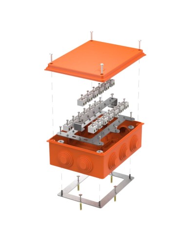 Коробка огнест. для о/п 40-0320-FR2.5-40 Е15-Е120 RAL2004 200х150х75 (5 шт/кор) Промрукав (40-0320-FR2.5-40) в Сочи Распределительные коробки Pintop.ru