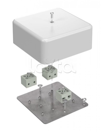 Коробка огнест для кабель-канала 40-0470-FR6.0-6 Е15-Е60 (латунь) 103х103х45 Промрукав (40-0470-FR6.0-6-Е60) в Сочи Распределительные коробки Pintop.ru