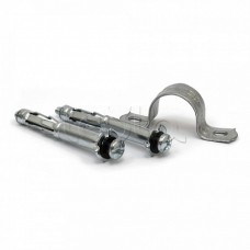 Комплекты для крепления ОКЛ с использованием дюбеля Молли М4х32 и скобы СМД 16-17 (100 шт) Промрукав