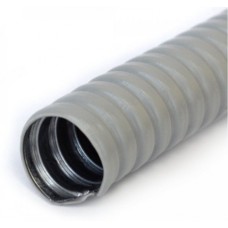 Металлорукав в ПВХ оболочке серый Р3-ЦП-НГ-22 (50м/уп) Промрукав (PR04.0473)