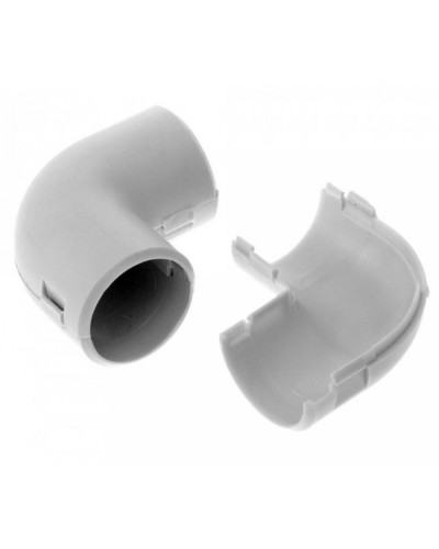 Соединитель угловой разборный д16 (5шт/700шт уп/кор) Промрукав (PR.07516м) в Сочи Повороты, муфты, тройники Pintop.ru