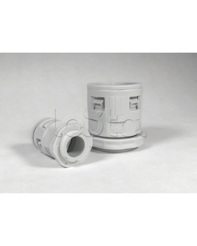 Муфта вводная для гофрированных труб серая ВМ-ГТ-16 Промрукав (PR08.3268) в Сочи Повороты, муфты, тройники Pintop.ru