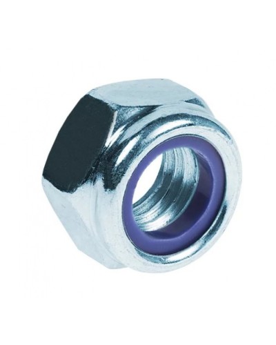 Гайка М10 с контрящим кольцом (DIN 985) (100 шт/уп) Промрукав (PR08.3668) в Сочи Крепеж Pintop.ru