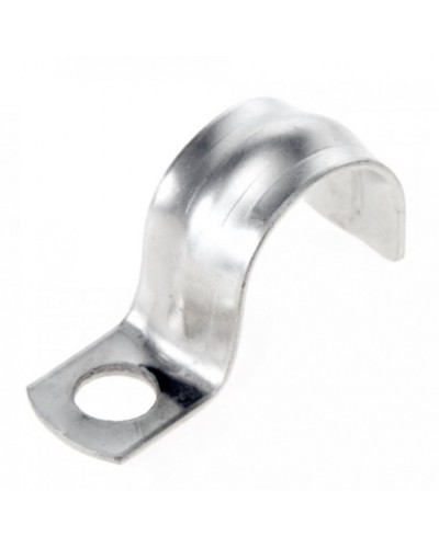 Скоба металлическая однолапковая СМО 25-26 отв. d 6,5 мм (100 шт/уп) Промрукав (PR08.4860) в Сочи Держатели, клипсы, скобы Pintop.ru