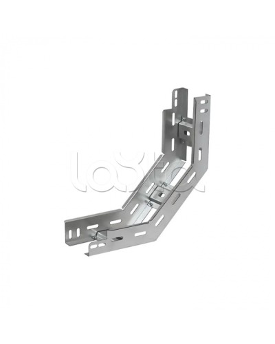 Угол вертикальный внутренний 90 градусов лестничный 400х150 (1,5 мм) Промрукав (PR08.5560) в Сочи Аксессуары для лотков Pintop.ru