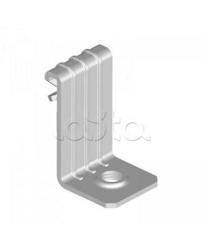 Зажим балочный вертикальный 1-5 мм с отгибом и резьбой М6 Промрукав (PR08.5861) в Сочи Аксессуары для лотков Pintop.ru