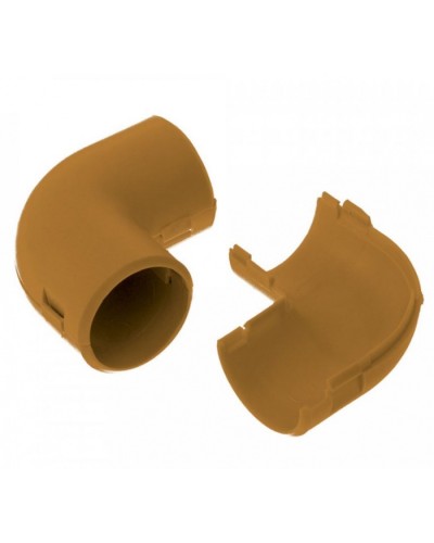 Соединитель угловой разборный бук д16 (5шт/700шт уп/кор) Промрукав (PR13.0247) в Сочи Повороты, муфты, тройники Pintop.ru