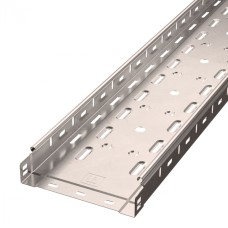 Лоток перфорированный Стандарт INOX (AISI 409) 200х50х3000 (0,8 мм) (6 м/уп) Промрукав (PR16.2417)