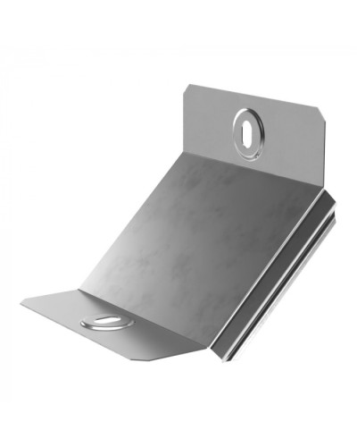Крышка угла вертикального внутреннего 45 градусов Стандарт INOX (AISI 304) 100 Промрукав (PR16.3164) в Сочи Аксессуары для лотков Pintop.ru