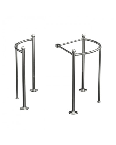 Ограждение Ростов-Дон Ол-р (Хром) ЛЮКС (0091) в Сочи Ограждения Pintop.ru