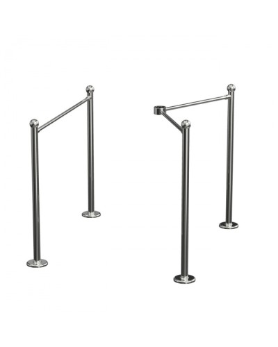 Ограждение прямое Ростов-Дон ОП-Р (Хром) в Сочи Ограждения Pintop.ru