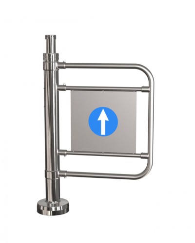 Калитка электромеханическая Ростов-Дон Ростов-Дон К32М-230 ХРОМ (без дуги) (0910-01) в Сочи Калитки Pintop.ru