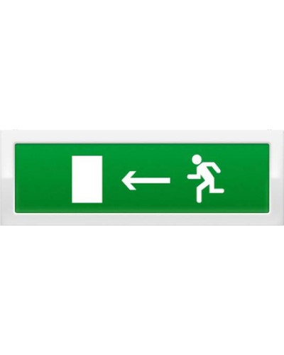 Оповещатель охранно-пожарный световой Рубеж ОПОП 1-8 Бегущий человек + стрелка влево 12В в Сочи Оповещатели Pintop.ru