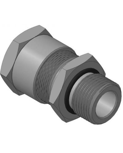 Кабельный ввод с резьбой G1/2 мм для открытой прокладки кабеля с проходным диаметром d=8-12 мм Спектрон КВН-ЕХЕ-12-Н-G1/2 в Сочи Аксессуары для кабель-канала Pintop.ru