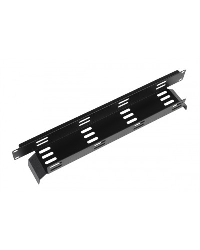 Лоток кабельный горизонтальный 19 ЦМО ГКО-Л-1-9005 в Сочи Аксессуары для стоек и шкафов Pintop.ru