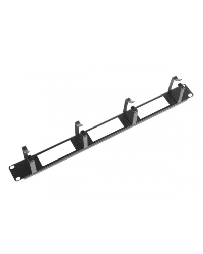 Органайзер кабельный горизонтальный 4 кольца черный ЦМО ГКО-О-4.62-9005 в Сочи Кабельные органайзеры Pintop.ru