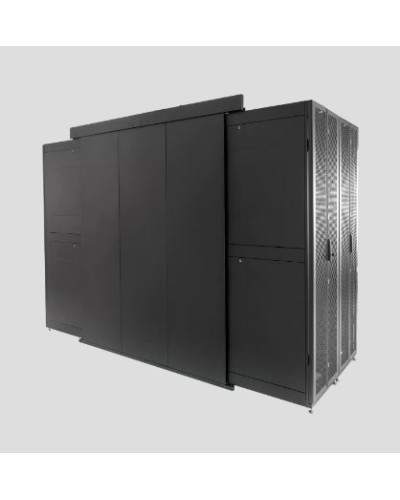 Панель задняя двухрядного коридора сплошная 42U для шкафов серии ШТК-СП-42.×.× ЦМО ЦОД-СП-Ф2-42-9005 в Сочи Аксессуары для стоек и шкафов Pintop.ru