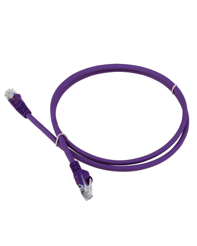 Патч-корд LANMASTER LSZH UTP кат.5e, 0.3 м, фиолетовый LANMASTER LAN-PC45/U5E-0.3-VI в Сочи Патчкорды (медные) Pintop.ru