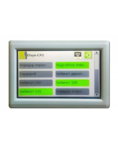 Клавиатура подсистемы охранной сигнализации Elsys-CP2 в Сочи Сетевая СКУД Elsys Pintop.ru