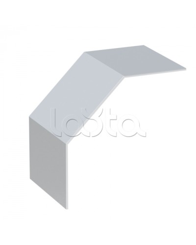 Крышка на угол 90 градусов вертикальный внешний лестничный усиленная 100x600 мм (2 мм) EKF (kvoltp90100600-2) в Сочи Аксессуары для лотков Pintop.ru