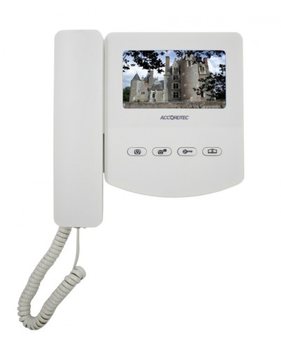 Домофон AccordTec AT-VD433C EXEL WHITE в Сочи Многоабонентные системы Pintop.ru