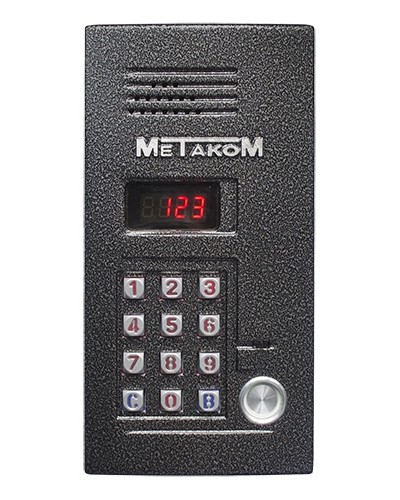 Блок вызова домофона Метаком MK2012-TM4E в Сочи Блоки вызова многоабонентные Pintop.ru