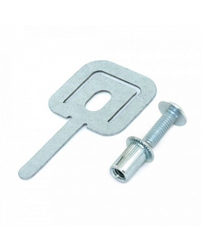 Комплекты для крепления ОКЛ с использованием винта, заклепки и хомута FR ПР-25 (100 шт) Промрукав (PR08.5203) в Сочи Огнестойкие кабельные линии Pintop.ru