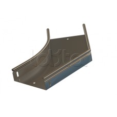 Угол 45° горизонтальный плавный Hyperline RST-AHS45-400-100-0,8-R100-SZ