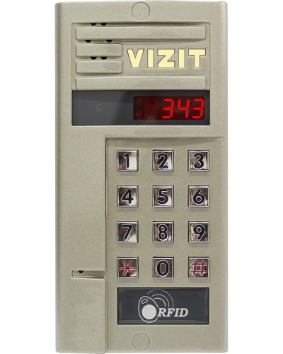 Блок вызова для совместной работы с БУД-302 VIZIT БВД-343F в Сочи Блоки вызова многоабонентные Pintop.ru